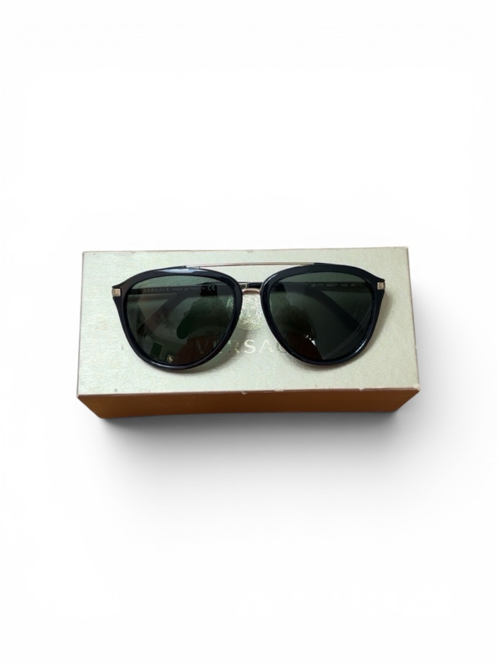 Versace Black Aviators